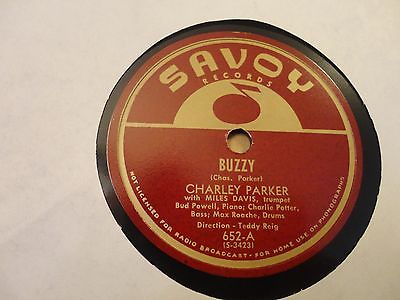 popsike.com - 78RPM CHARLIE PARKER Buzzy / Donna Lee Savoy 652 