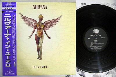 popsike.com - NIRVANA IN UTERO GEFFEN MVJG 25004 Japanese Pressing OBI  Vinyl LP - auction details