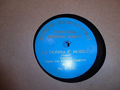 popsike 78 rpm zonofono CARUSO ENRICO LA DONNA E MOBILE