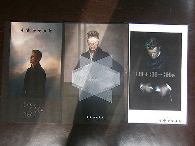 popsike.com - david bowie 2016 blackstar 3 lithograph poster set