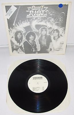 popsike.com - QUIET RIOT LP Randy Rhoads Kevin Dubrow Glam Metal ...