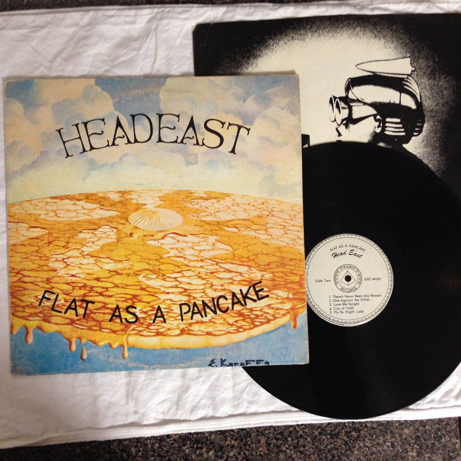 - Head East - Flat As A Pancake LP - ORIG Pyramid Label ONLY  5,000 EVER PRESSED - auction details