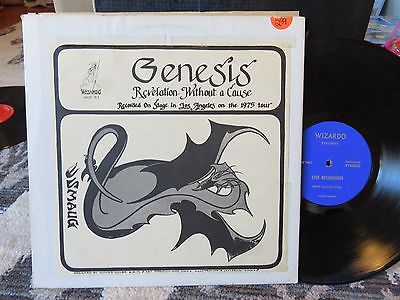 popsike.com - RARE 1975 GENESIS BOOTLEG LP - REVELATION WITH A CAUSE ...