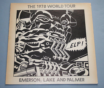 popsike.com - EMERSON LAKE & PALMER - 1978 WORLD TOUR - VINYL LP