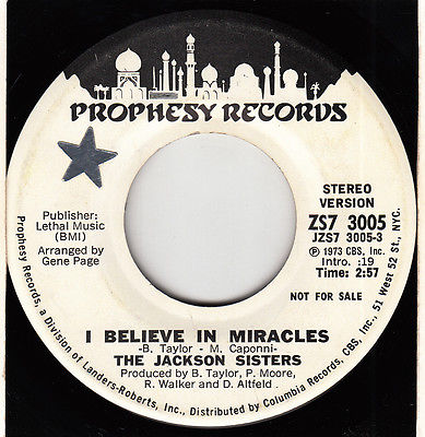popsike.com - 70s Funk Soul JACKSON SISTERS believe in miracles