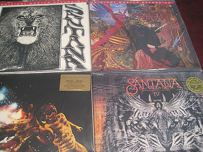 popsike.com - SANTANA MFSL ABRAXAS & S/T + SANTANA 3 DOUBLE LP SET