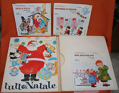  RARO LIBRO + 3 DISCHI -TUTTO NATALE -FIABE SONORE