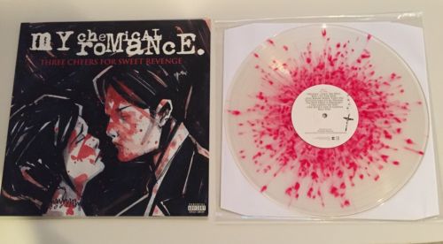  My Chemical Romance Three Cheers For Sweet Revenge Splatter  Vinyl LP Hot Topic - auction details