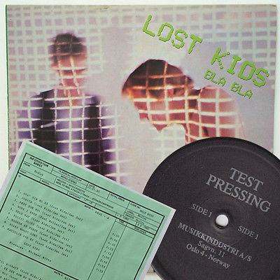 popsike.com - LOST KIDS Bla Bla test pressing LP with label copy