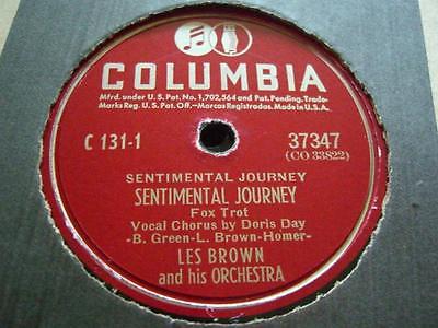  - Les Brown Orch w/ Doris Day COLUMBIA 37347 Sentimental  Journey / Twilight Time - auction details