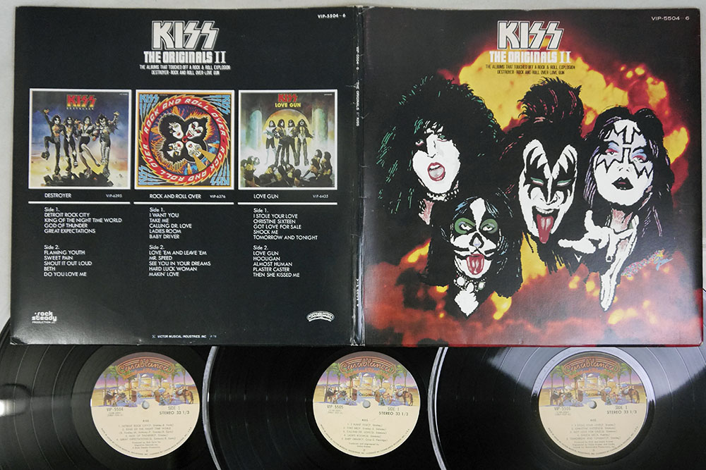 VIP-5504〜6/KISS/THE ORIGINALS Ⅱ/LPレコード qNOeK-m57120401801 ...