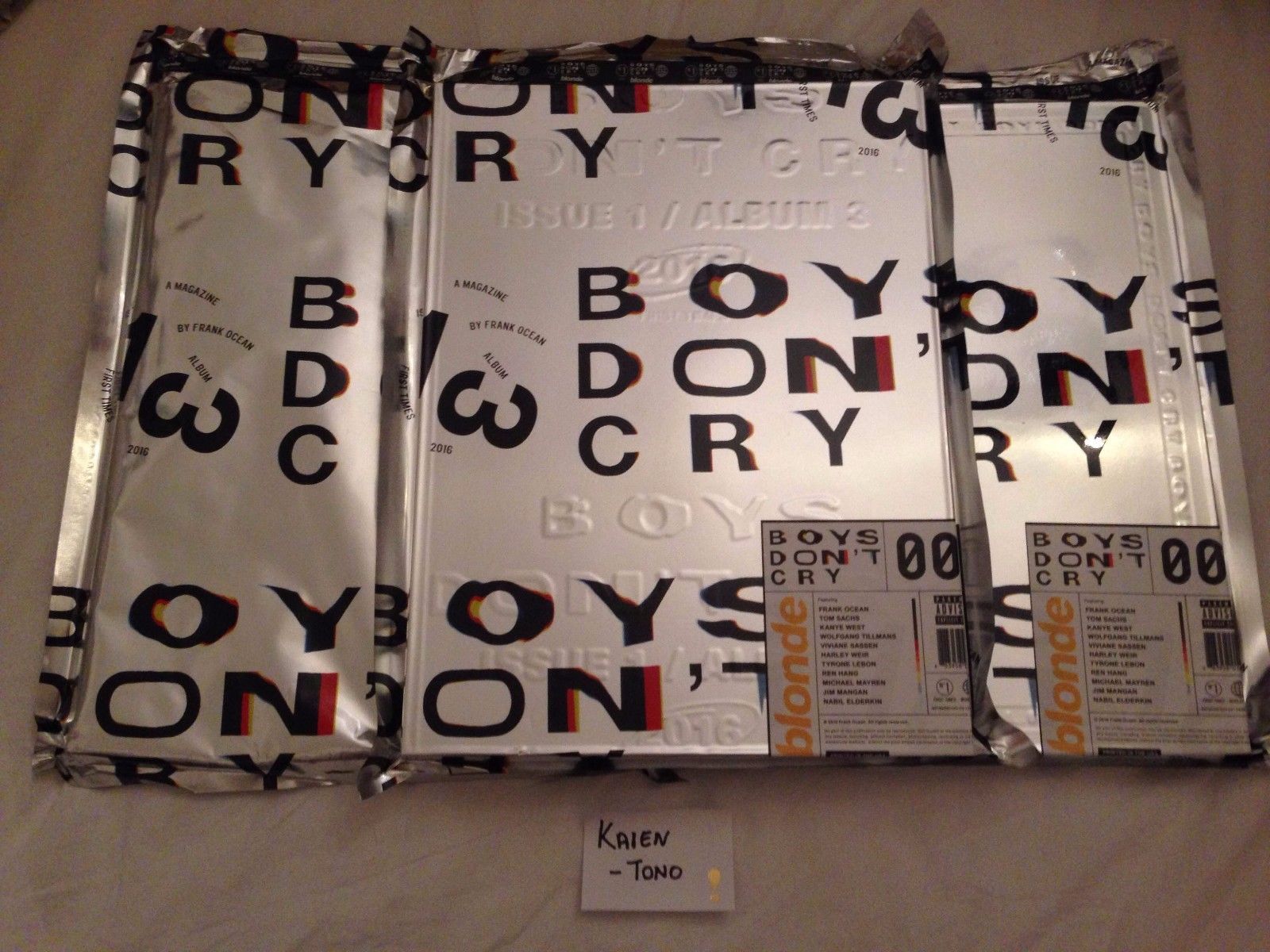 popsike.com - Frank Ocean Blonde 'Boys Don't Cry' Album Magazine