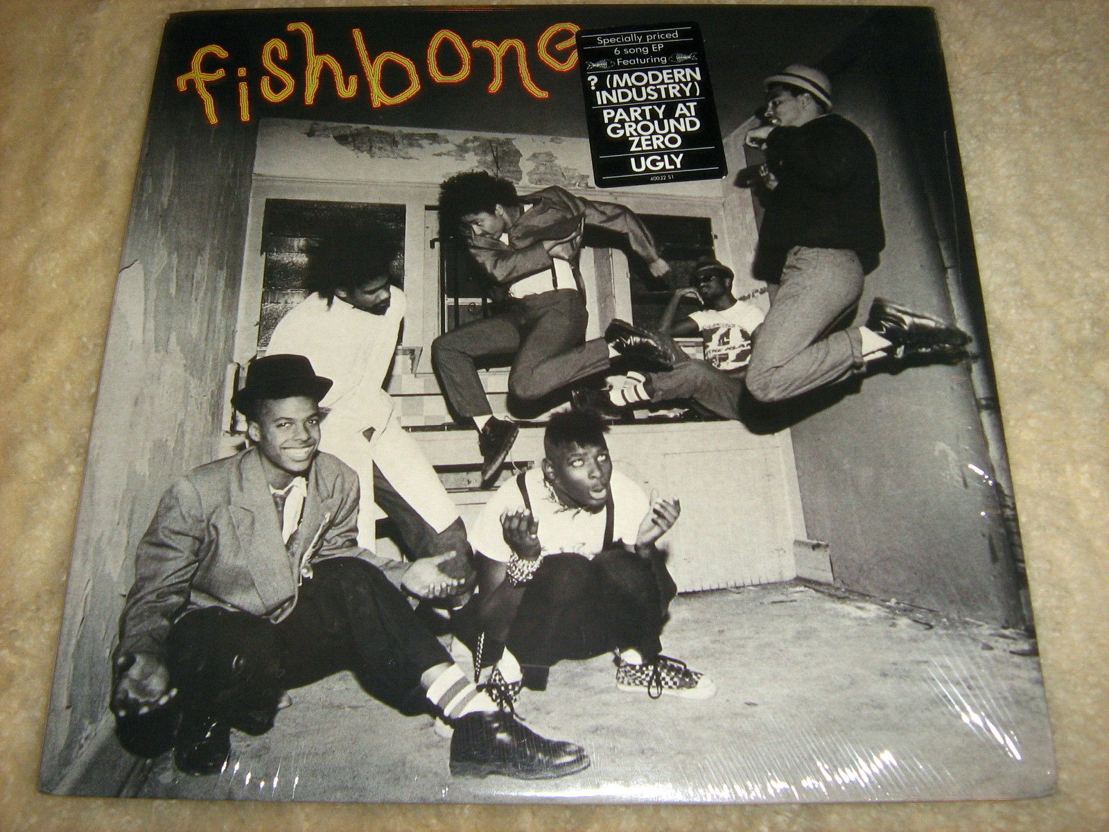  FISHBONE s/t debut self titled VINYL EP record 1985 album NM  in shrink wrap UGLY - auction details