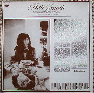 popsike.com - PATTI SMITH - PARIS 78 rare live original Inverted