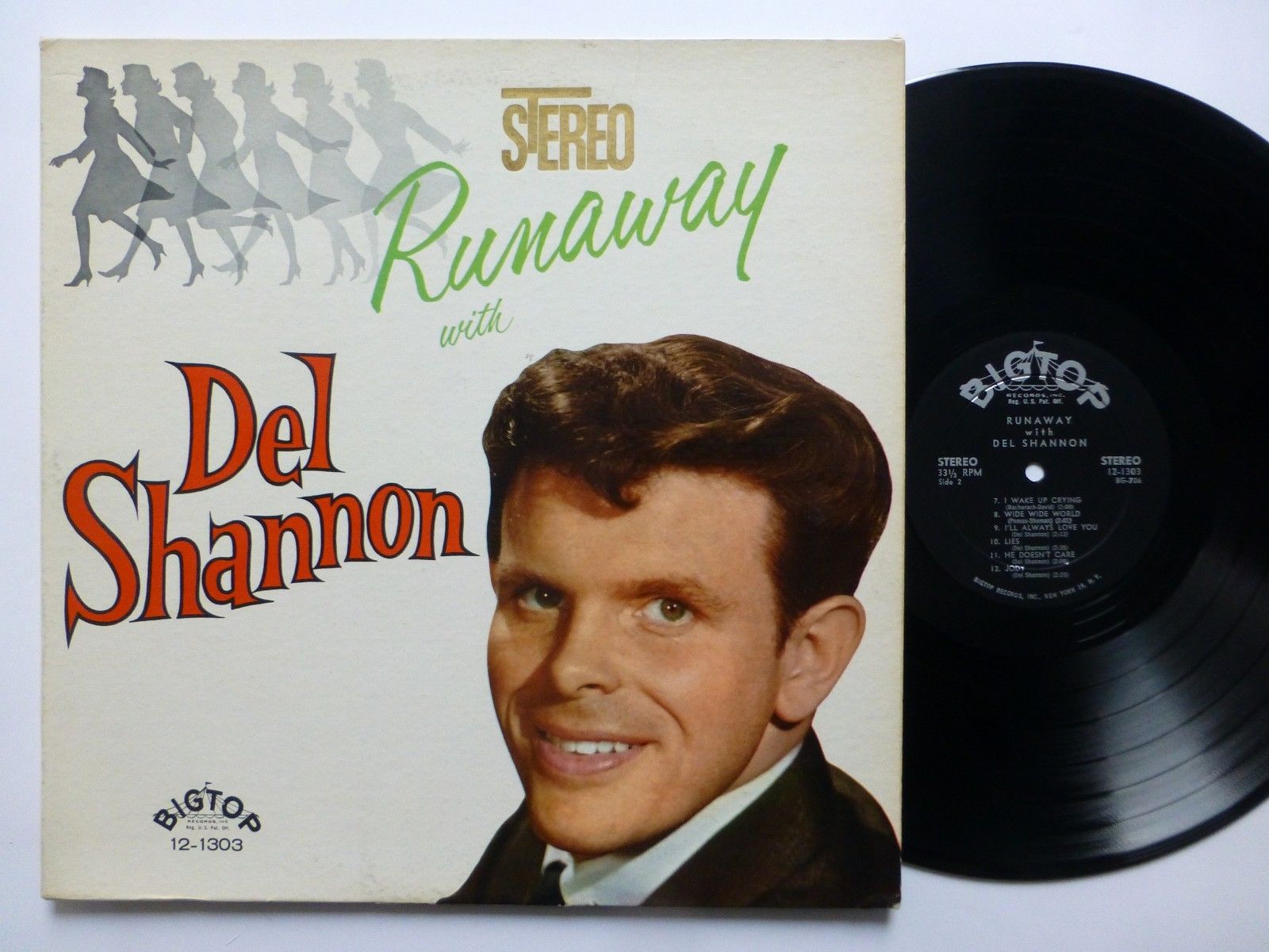 popsike.com - DEL SHANNON LP Runaway RARE STEREO Teen R&B Rocker