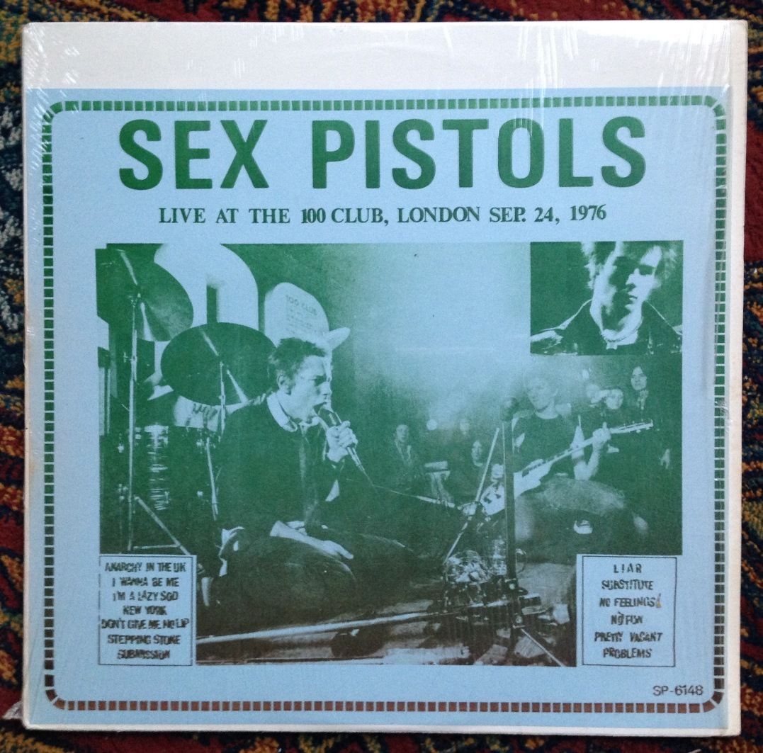 Sex Pistols Live At The 100 Club London 24 9 1976 Lp