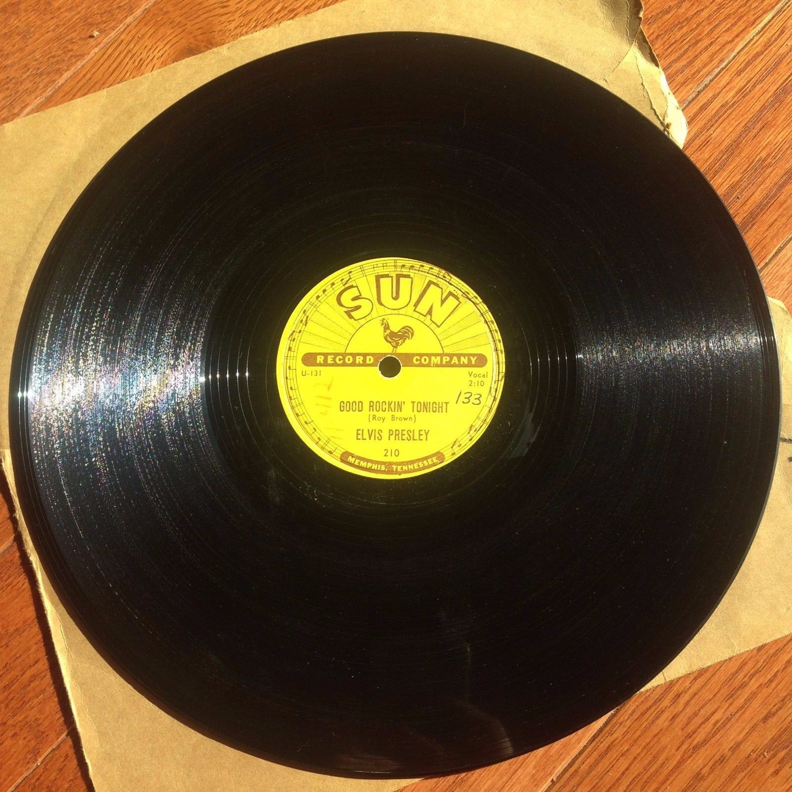 英RCA盤 ‼︎ 78rpm ELVIS PRESLEY 10インチ SP 13 - 洋楽