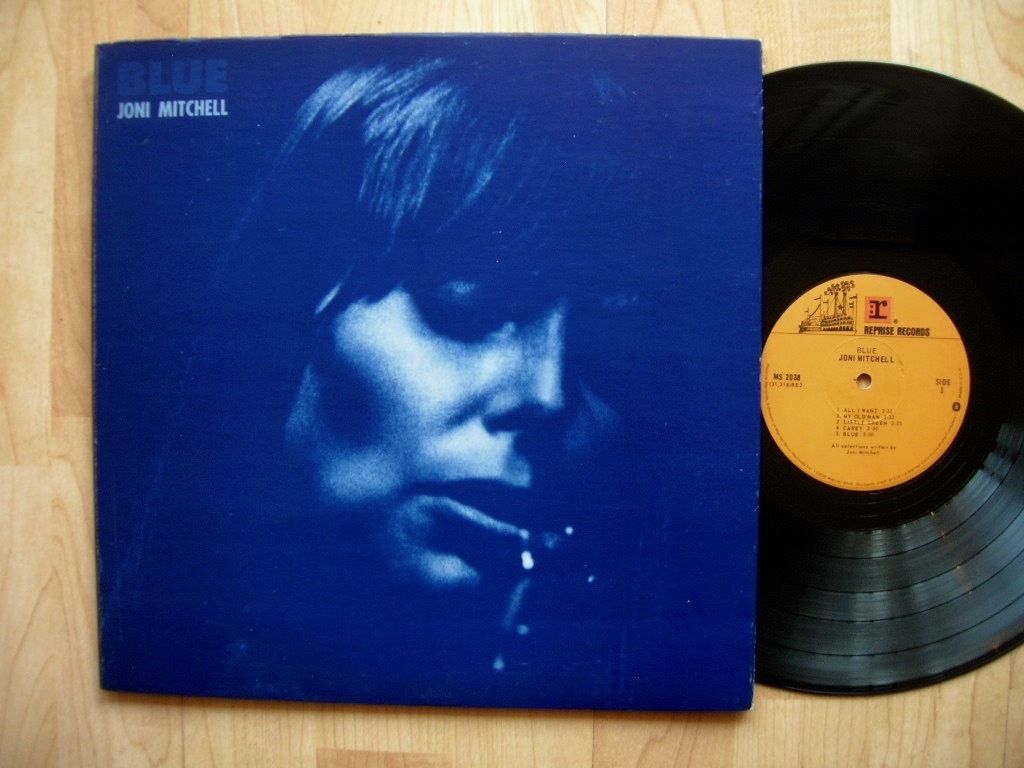 popsike.com - JONI MITCHELL blue REPRISE MS 2038 gate w/ blue