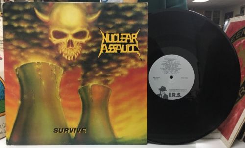 popsike.com - Nuclear Assault Survive Record Vinyl LP 1st Press