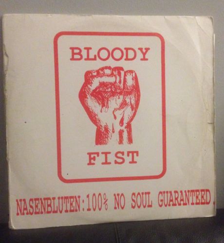 popsike.com - NASENBLUTEN 100% NO SOUL LP BLOODY FIST GABBA GABBER