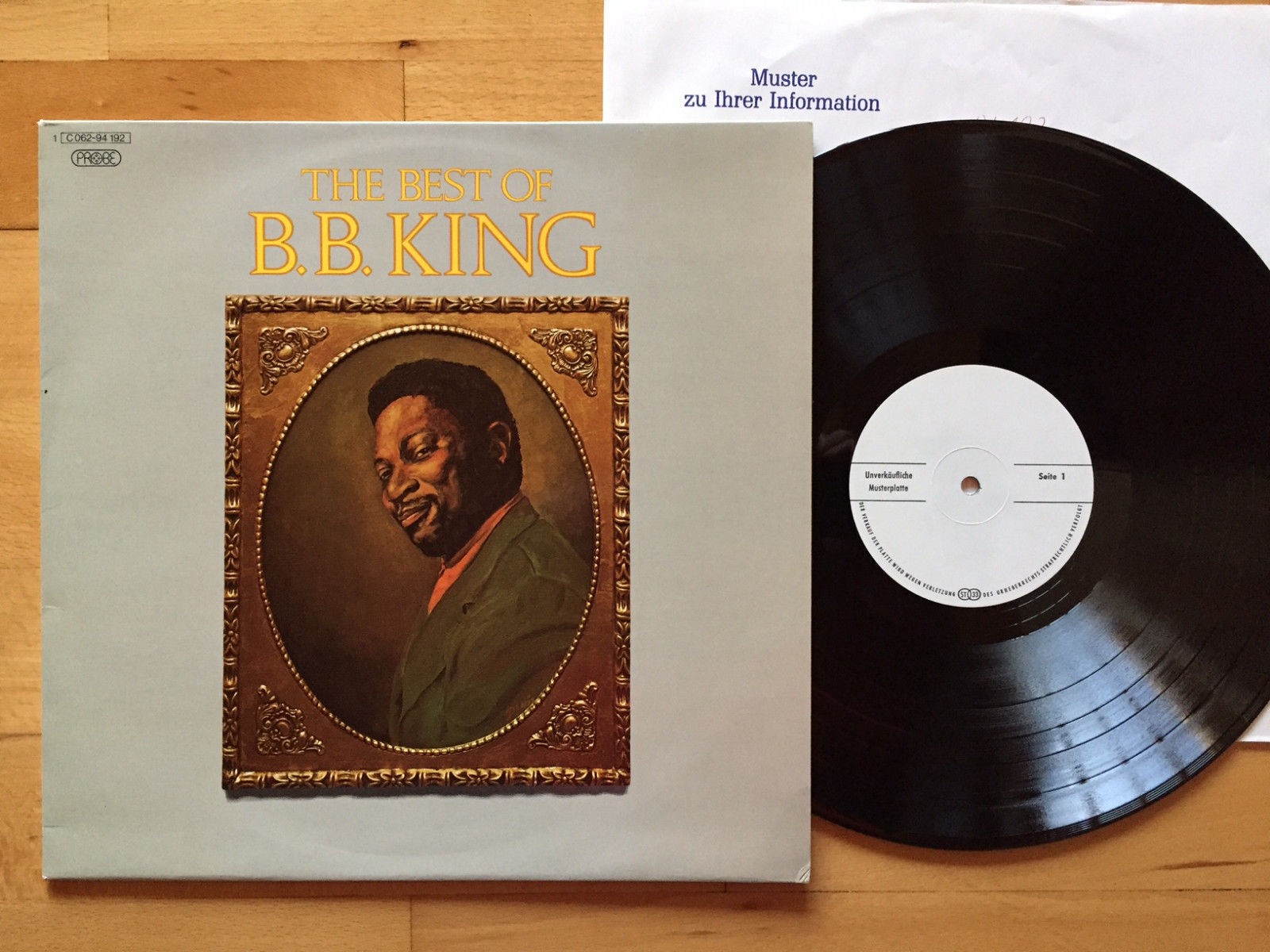 Popsike.com - B.B. KING / The Best Of B.B. King / LP WEISSMUSTER PROMO ...