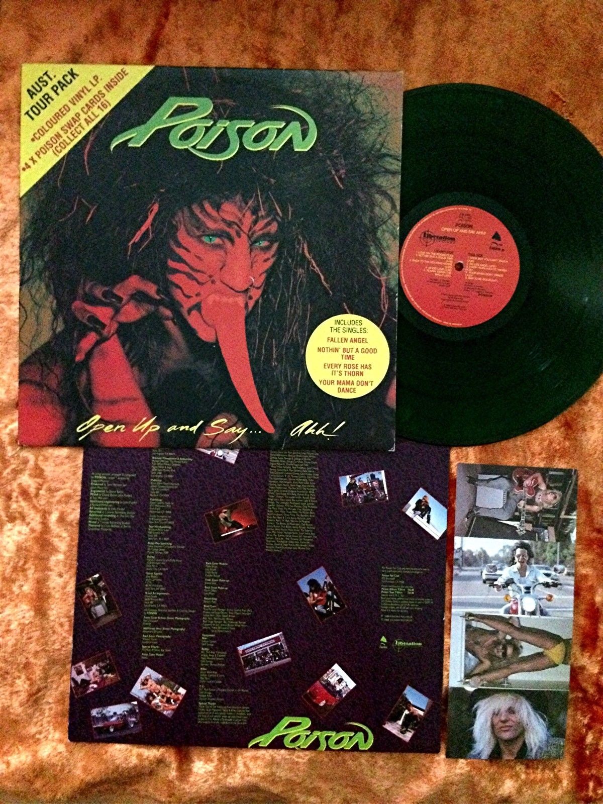 Poison - Open Up And Say Ahh! 180g LP Translucent Gold Vinyl LP –  Experience Vinyl