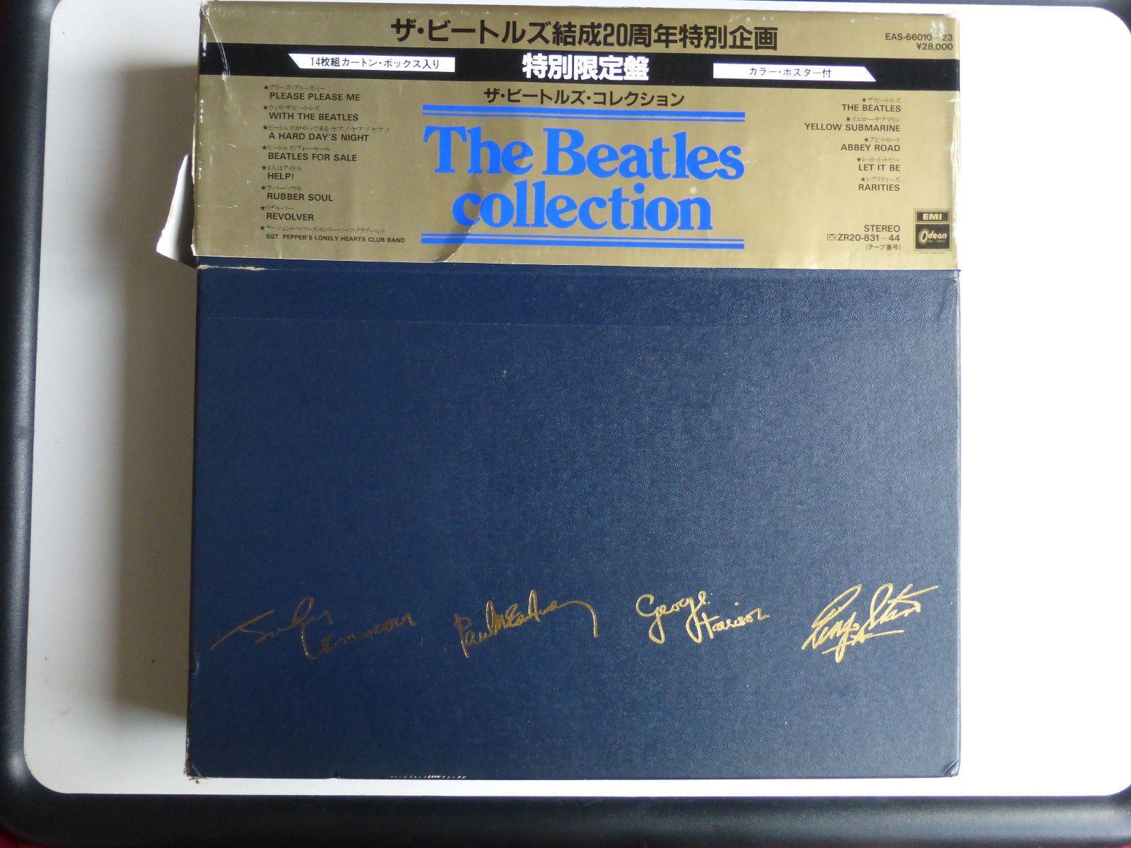 popsike.com - THE BEATLES COLLECTION BOX SET [BLUE] JAPAN LP EMI 