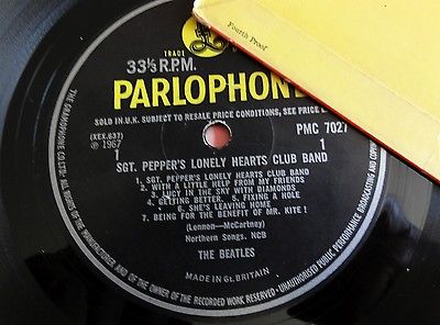 popsike.com - THE BEATLES SGT. PEPPER'S 'FOURTH PROOF' UK 1ST