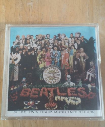 A twin track mono tape record of The Beatles - Double Album (DTA-PLC  7067's), a 3 ¾ ips