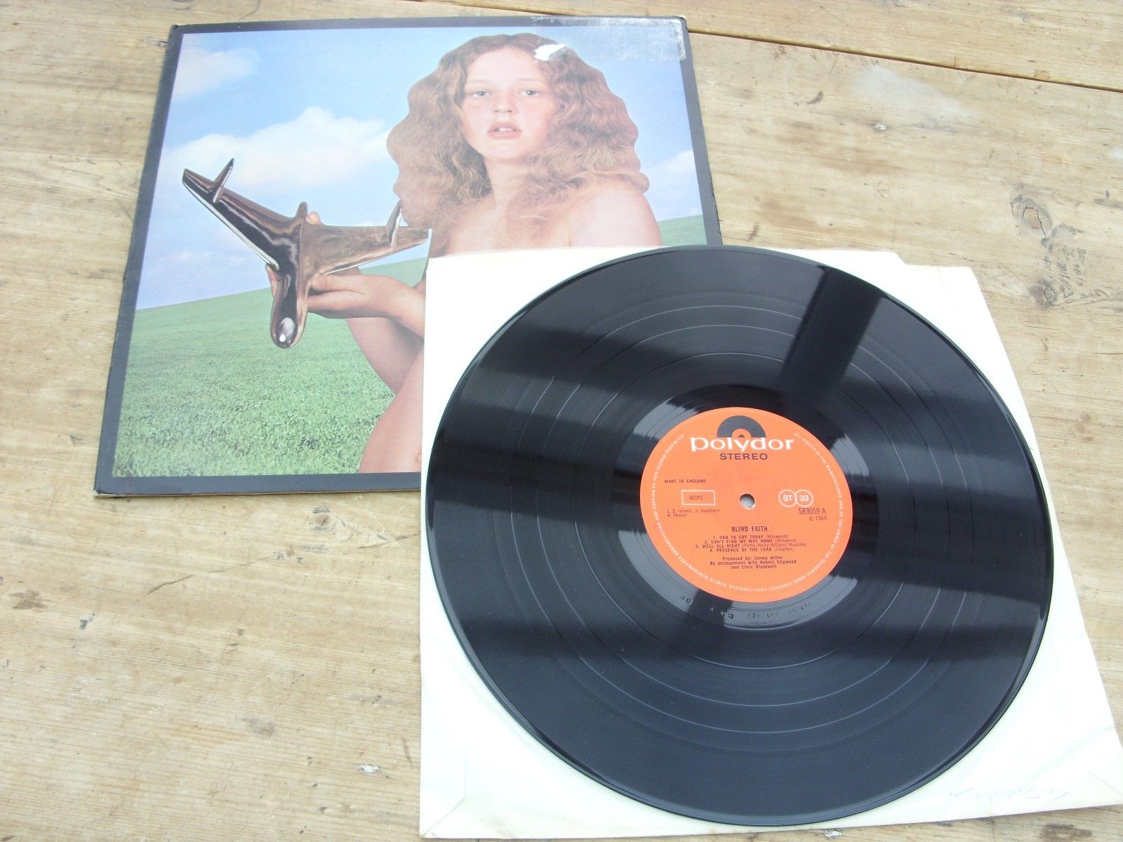 Blind Faith Self Titled 1969 Polydor Gatefold Vinyl Uk Lp Eric Clapton Cream