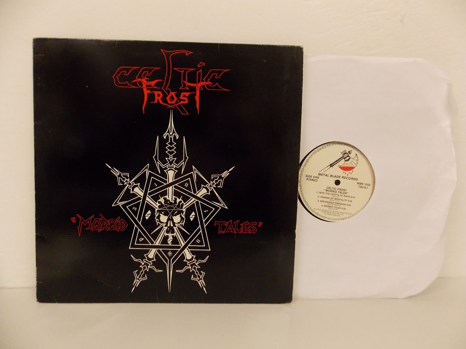 popsike.com - Celtic Frost Morbid Tales Heavy Metal LP with Poster ...