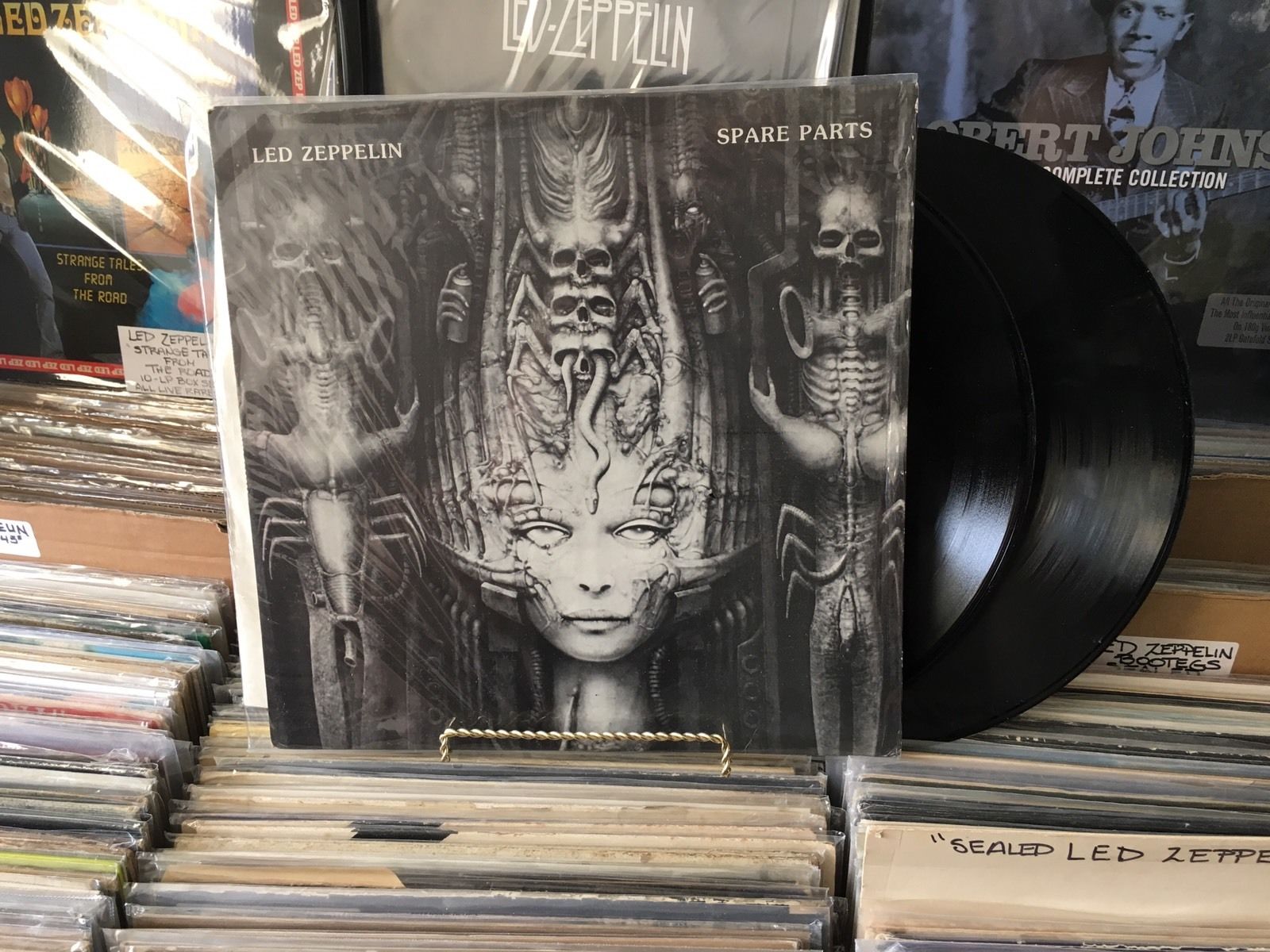 popsike.com - RARE LED ZEPPELIN 2-LP SET H. R. GIGER ART WORK