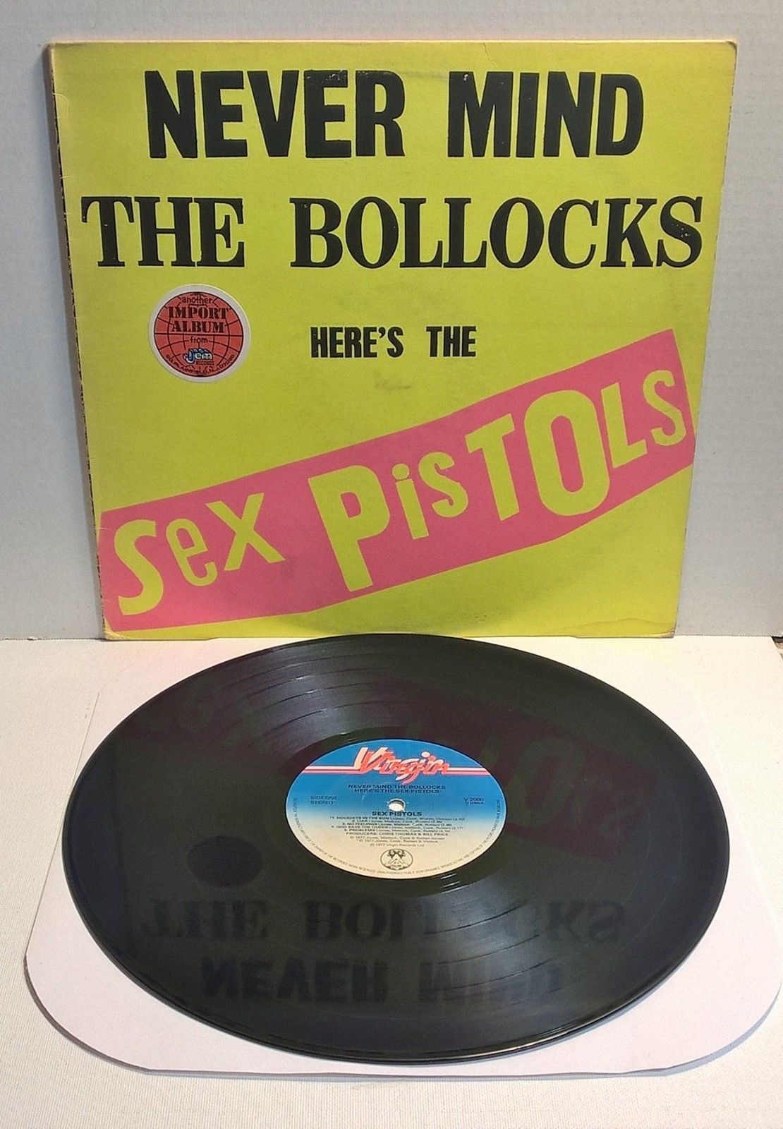 popsike.com - Sex Pistols ?– Never Mind The Bollocks Vinyl LP UK FIRST  PRESSING 1977 NICE - auction details