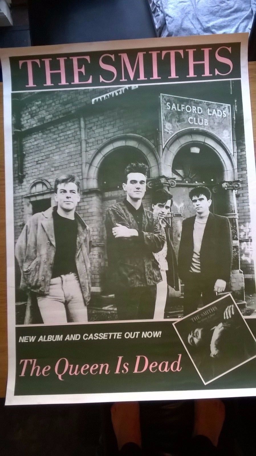 popsike.com - The Smiths 'The Queen is Dead' original 1986 promo poster -  auction details