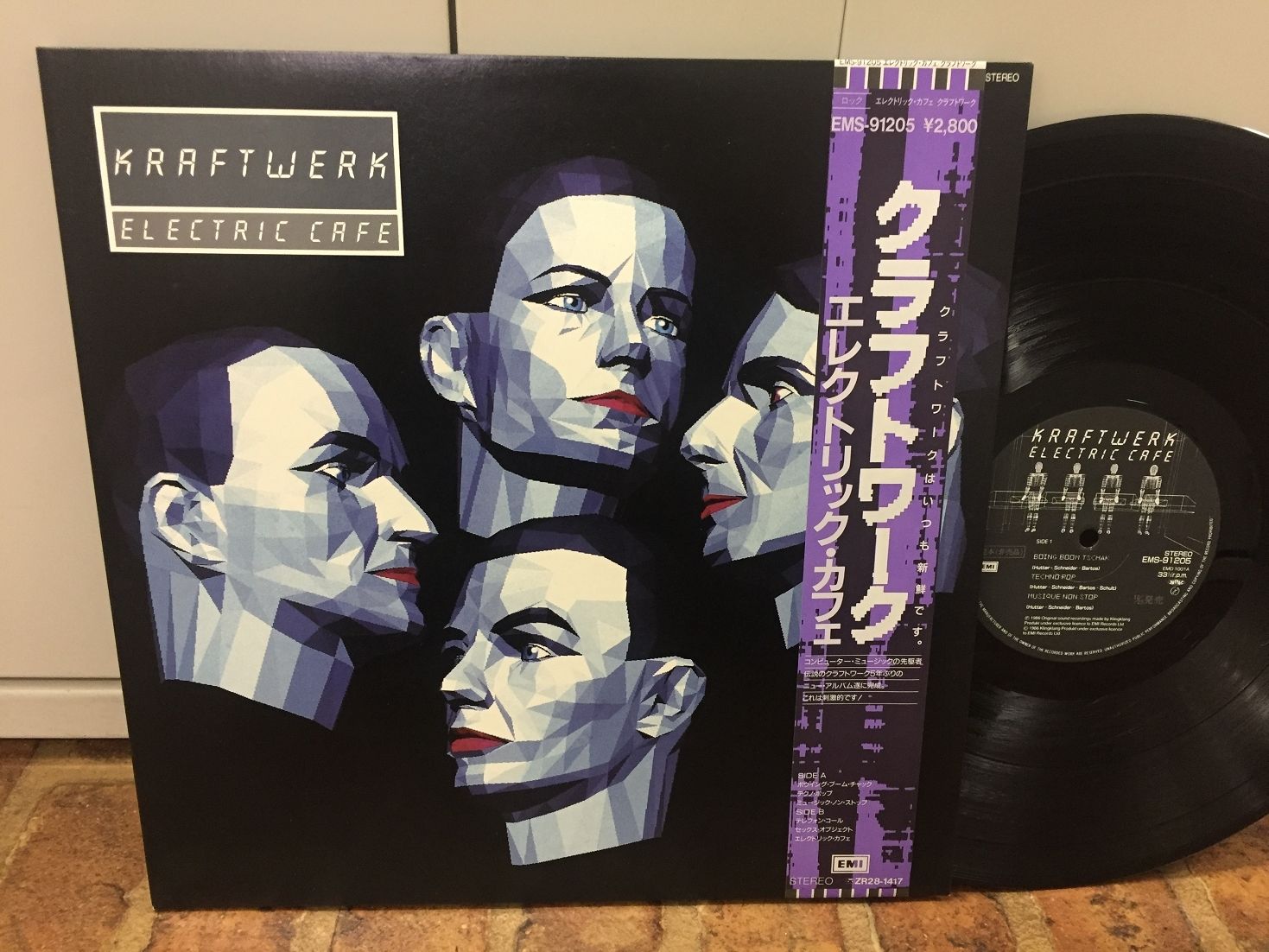 popsike.com - Kraftwerk ELECTRIC CAFE Japan LP PROMO w/OBI