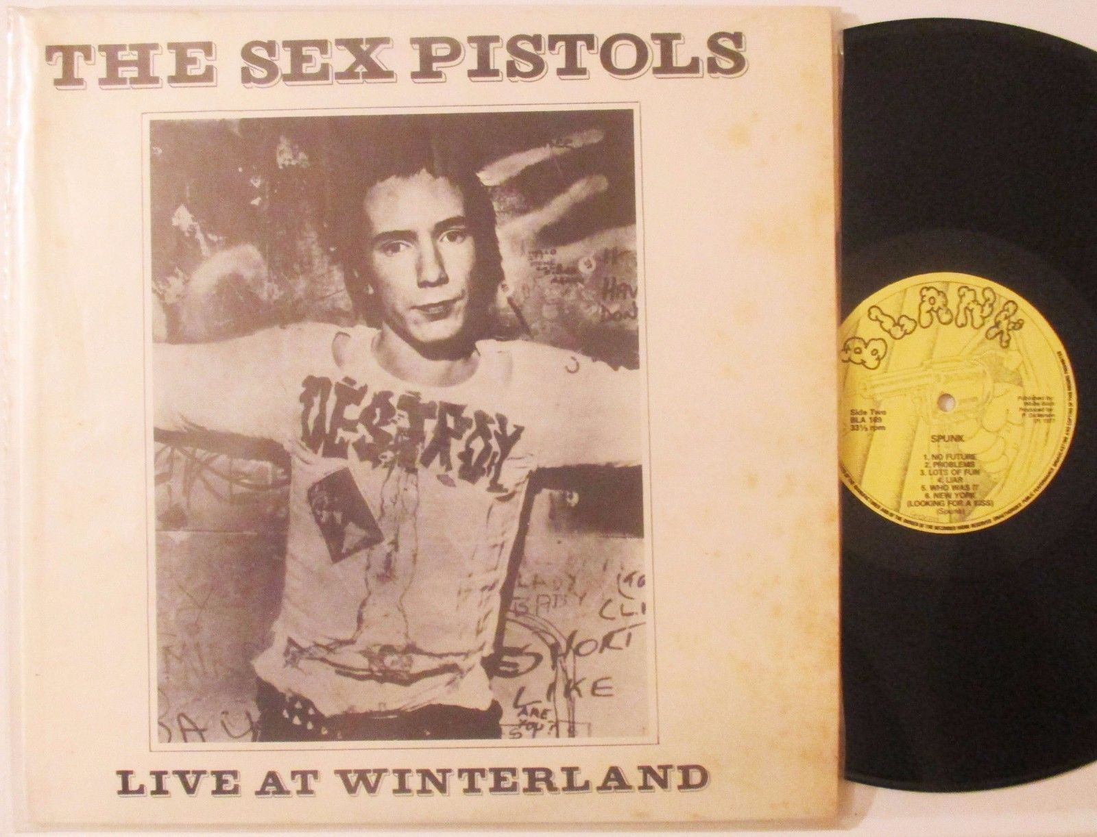 Sex Pistols Live At Winterland Lp Rare Live Takrl 916 