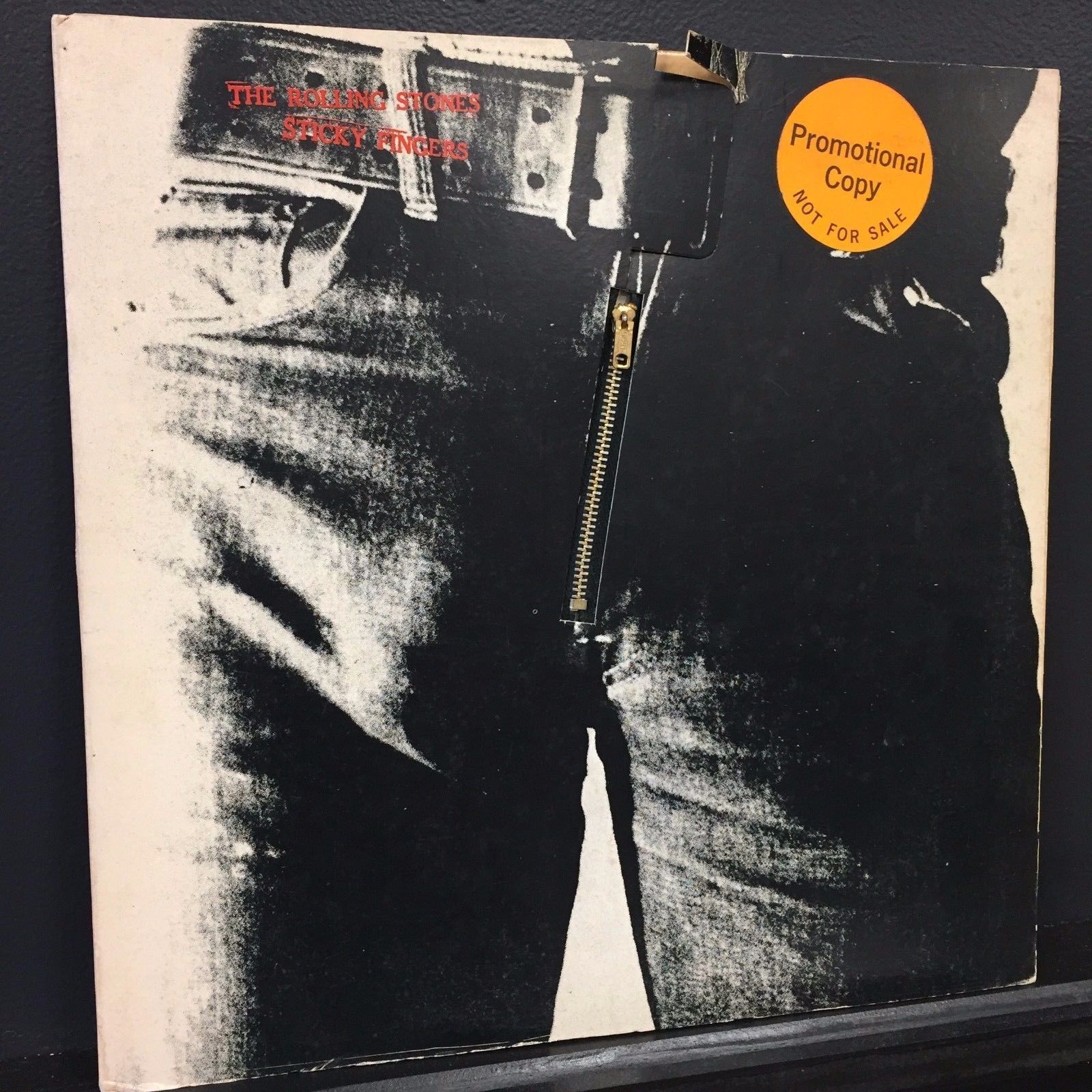 popsike.com - Rolling Stones Sticky Fingers Promo With Zipper Andy