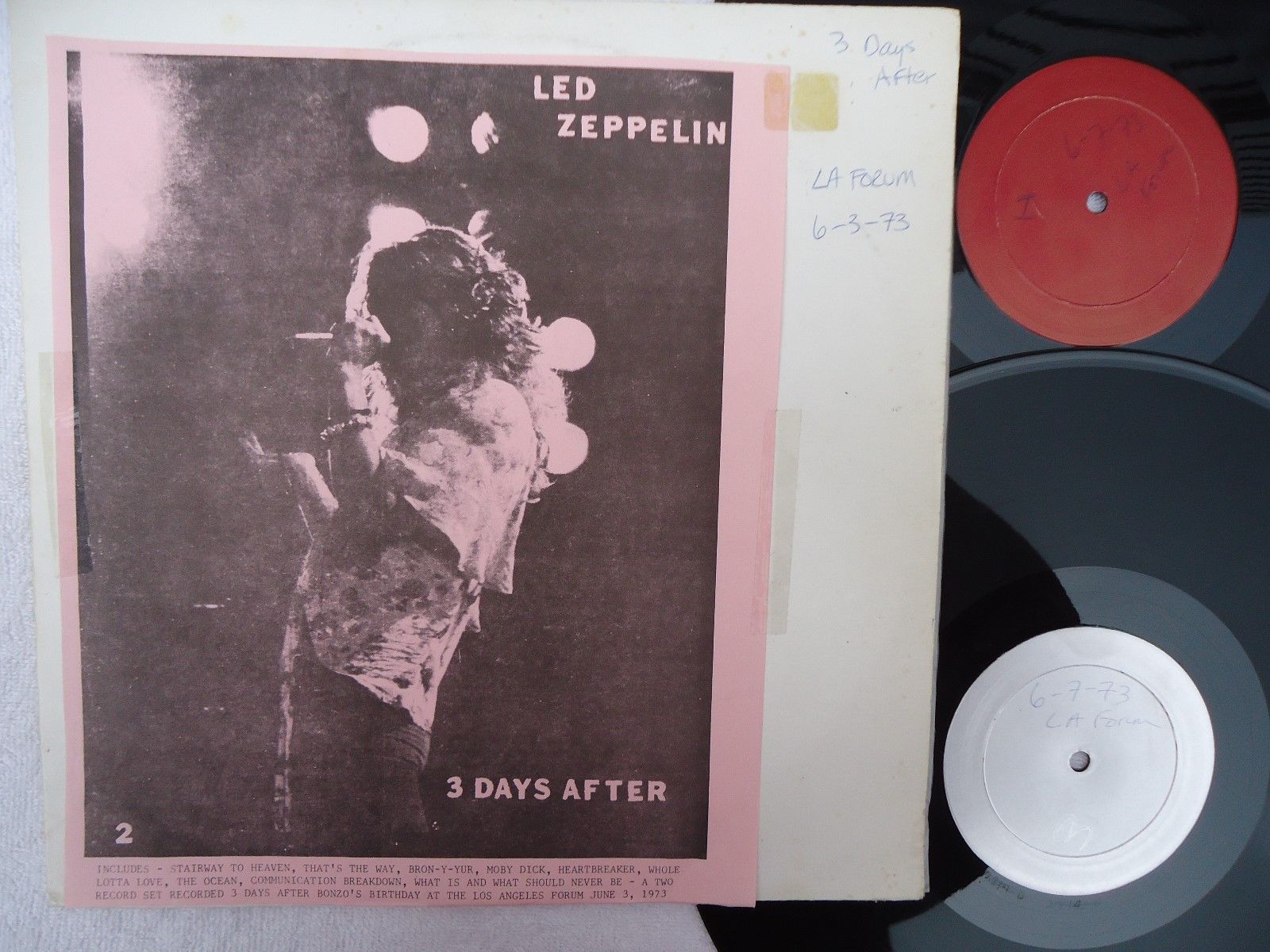 popsike.com - Led Zeppelin 2LP Three Days After LA Forum 6/3/1973