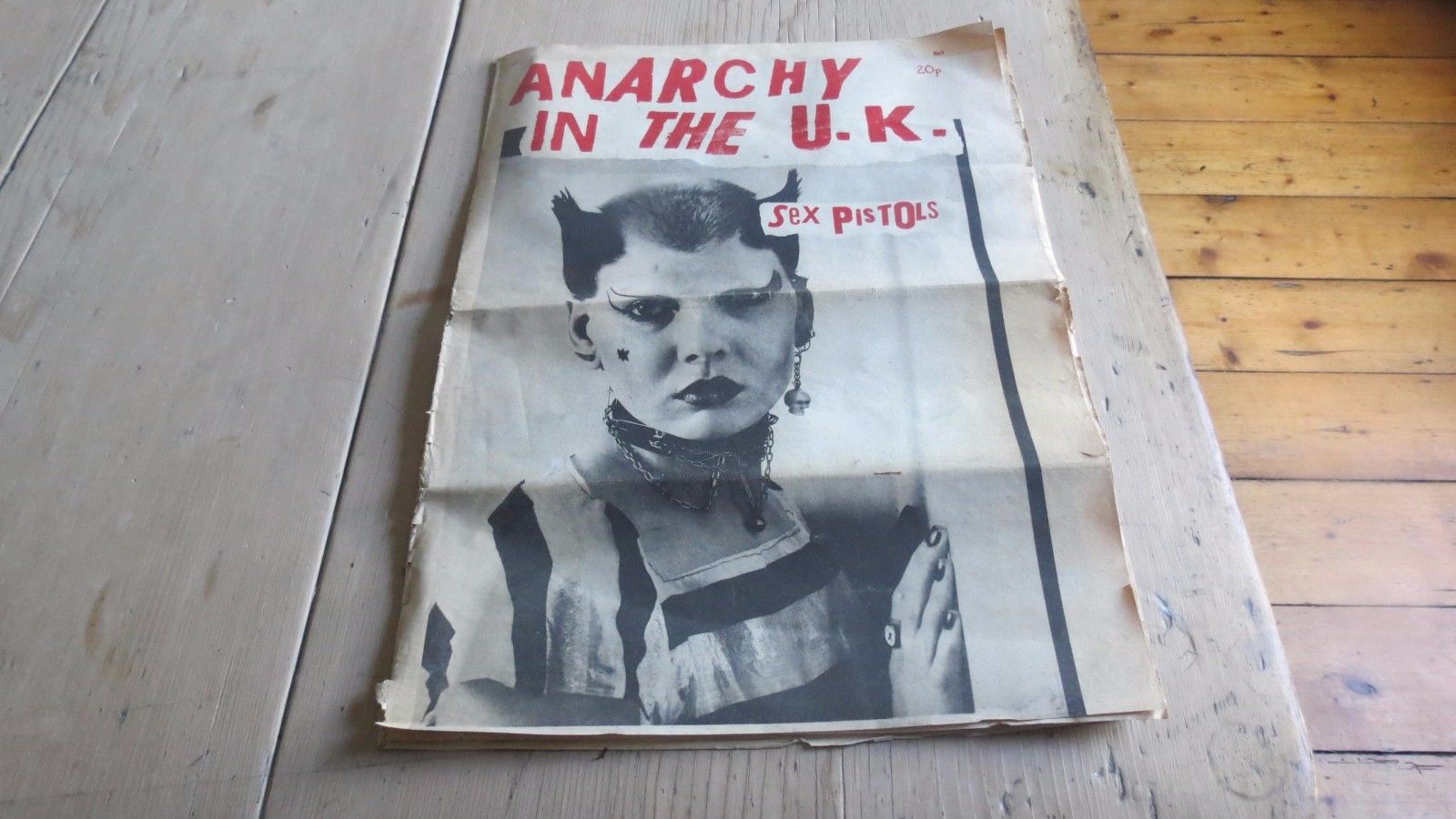 Anarchy In The Uk Sex Pistols Fanzine Issue No1 Published By Glitterbest 