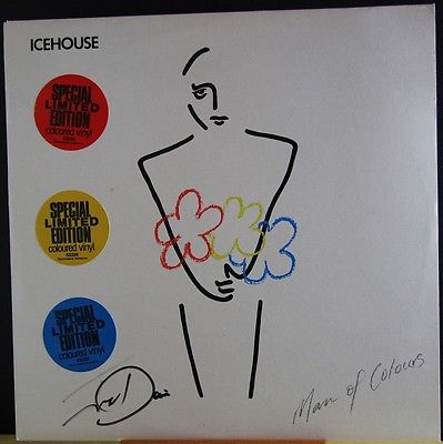 popsike.com - Icehouse - Man of Colours LP - TRI-COLOUR VINYL