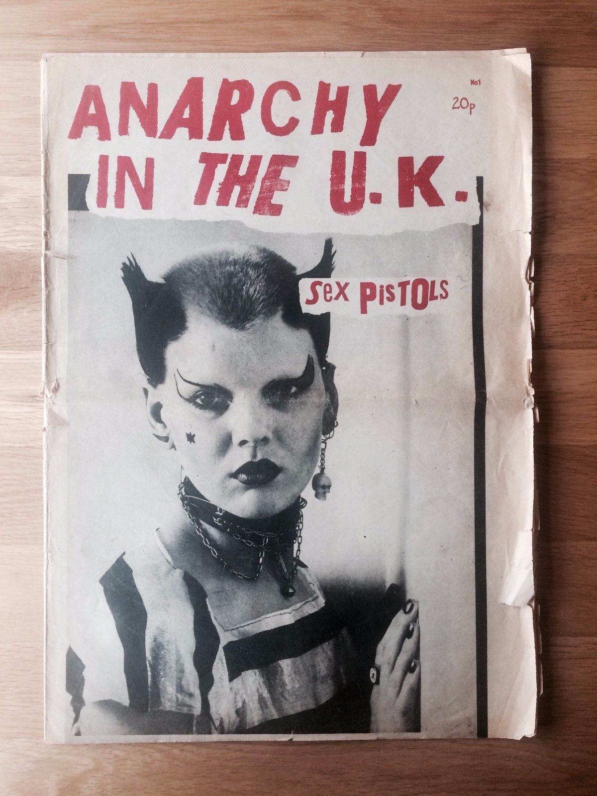 popsike.com - Anarchy In The UK Newspaper - Issue No.1 - Sex Pistols - V  Rare - auction details