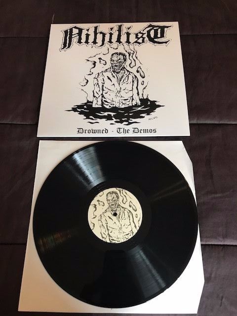 popsike.com - Nihilist Drowned The Demos vinyl LP new rare black