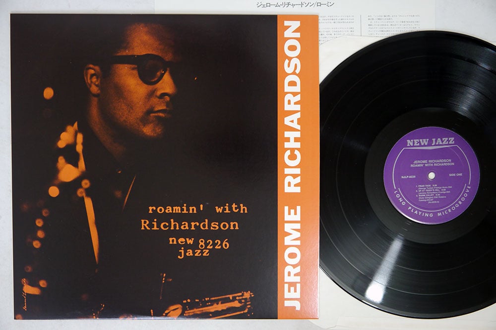 popsike.com - JEROME RICHARDSON ROAMIN' WITH RICHARDSON WAVE/NEW JAZZ  WWLJ-7027 Japan Vinyl LP - auction details