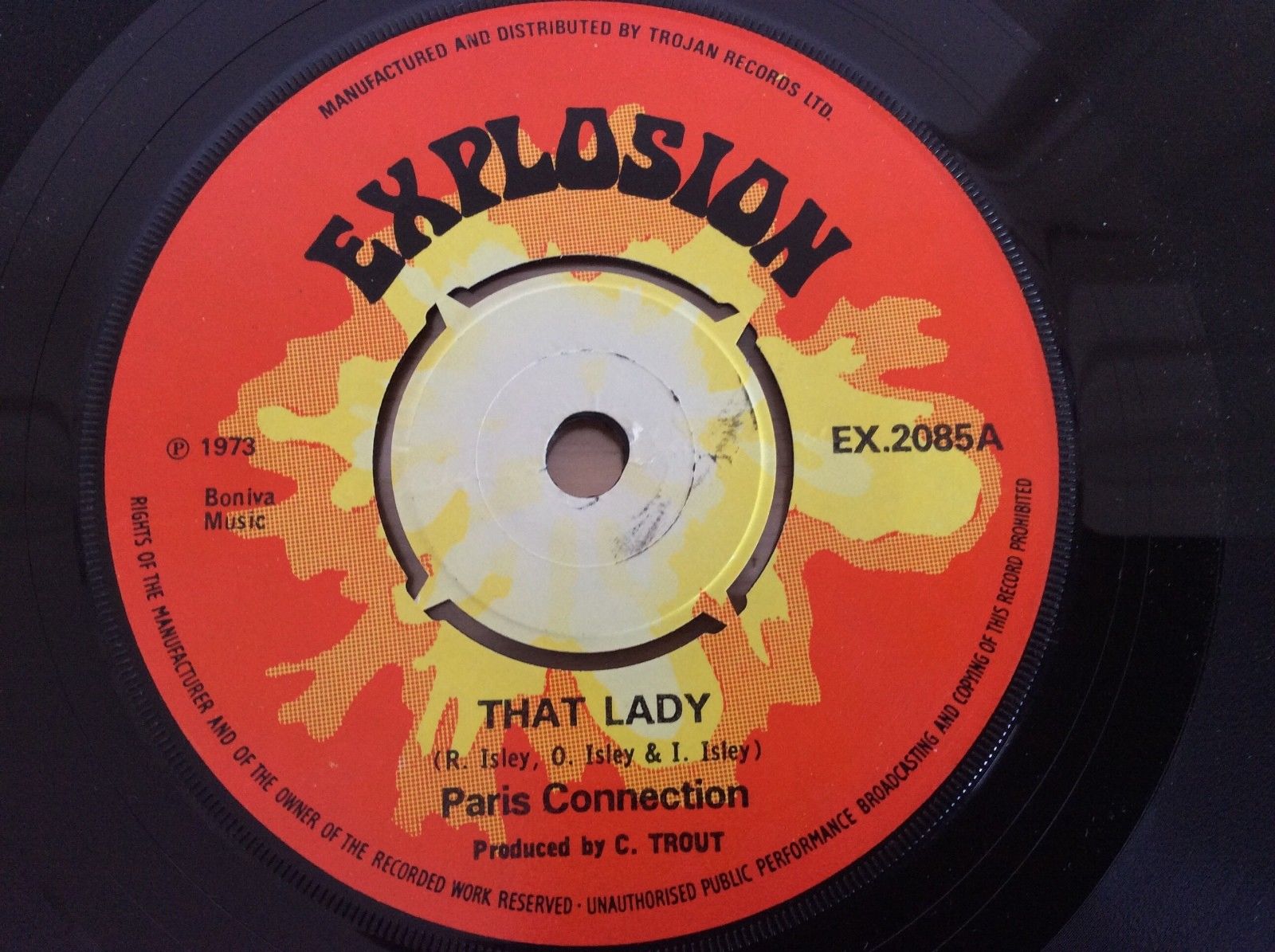 popsike.com - PARIS CONNECTION - That Lady / Sonia 1973 UK EXPLOSION EX  2085 REGGAE/SKA ex- - auction details