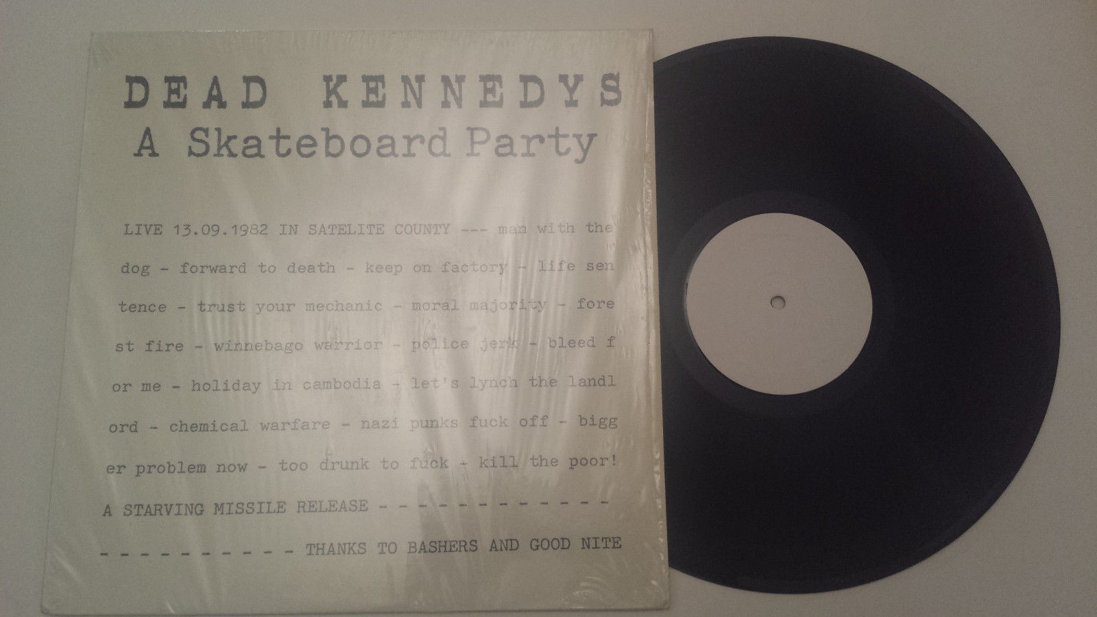 - Dead Kennedys ?– A Skateboard Party, White Label 1983 - auction details