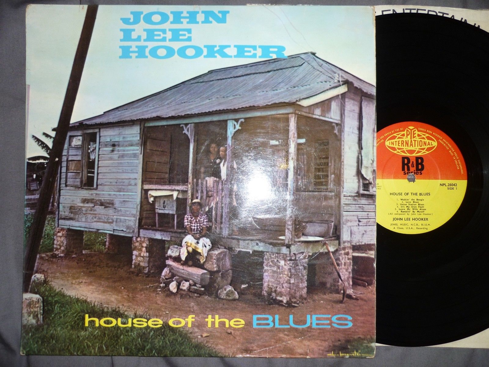 popsike.com - JOHN LEE HOOKER - HOUSE OF THE BLUES (UK MONO PYE