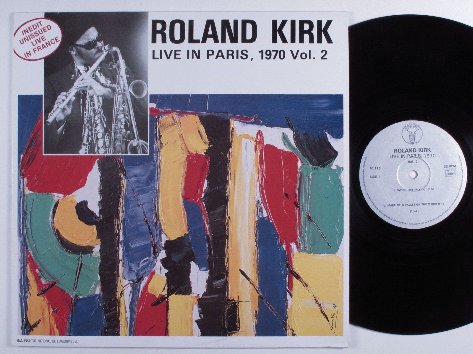 popsike.com - ROLAND KIRK Live In Paris, 1970 Vol. 2 FRANCE'S