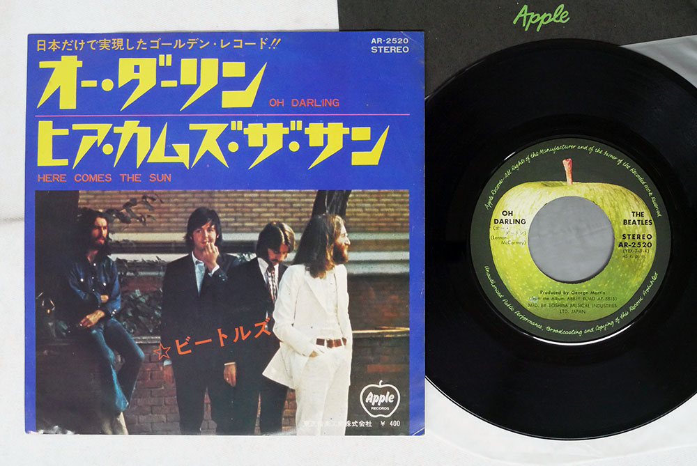 popsike.com - BEATLES OH DARLING APPLE AR-2520 Japan Vinyl 7 - auction  details