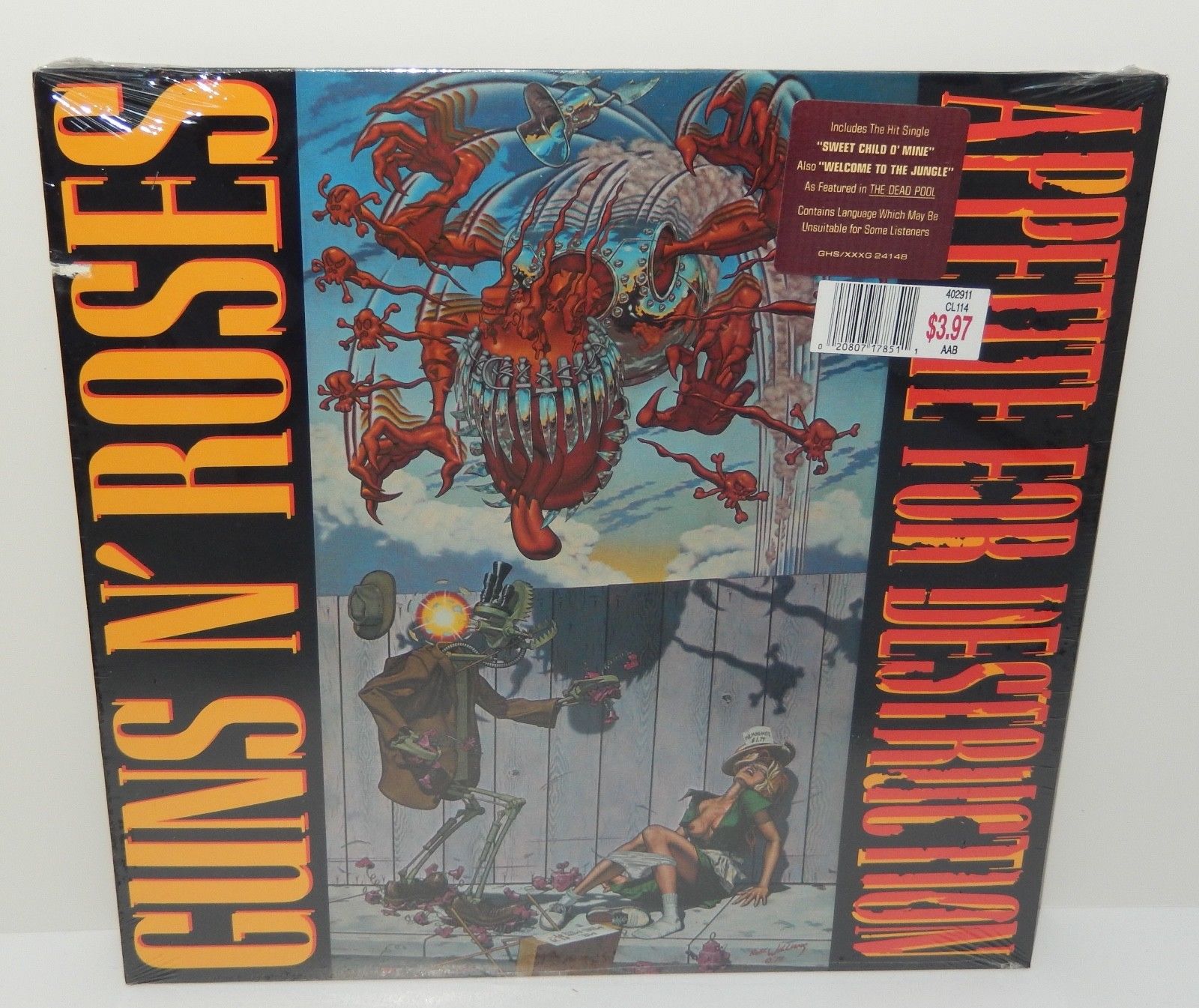 GUNS N' ROSES ガンズ APPETITE 発禁 GHS 24148 - レコード