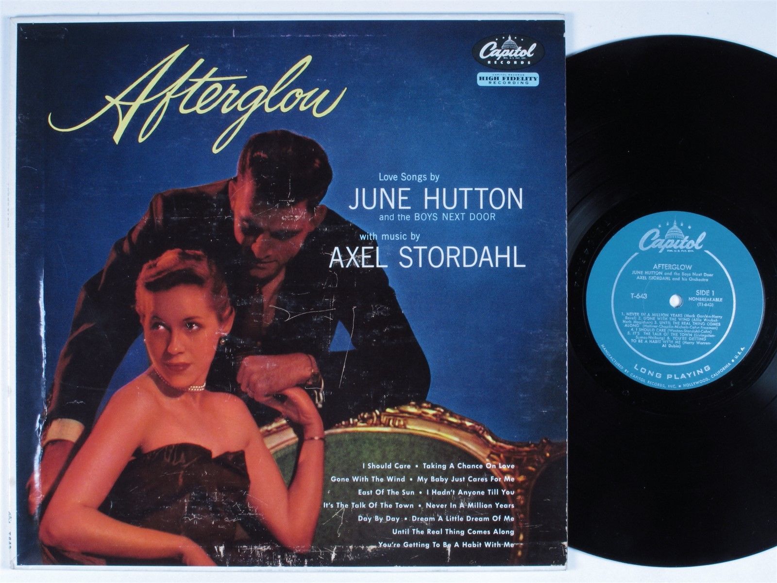ジューン・ハットン「アフターグロー」レコード - レコード